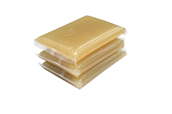 Amarelo Alta qualidade secagem lenta gelatina animal adesivos de fusão a quente Bloco de cola para máquina de colagem de papel